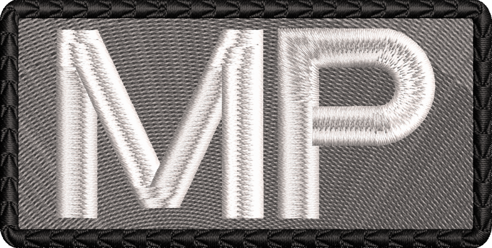 Patch-uri militare – ECUSON MP / maneca 9 CM X 4.5 CM